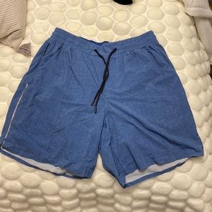 Men’s blue lululemon shorts